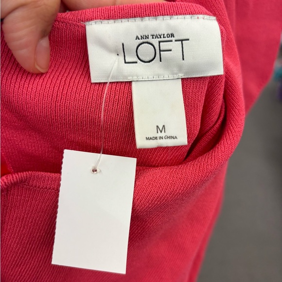 Loft Med Pink Halter Top NEW - Picture 5 of 8